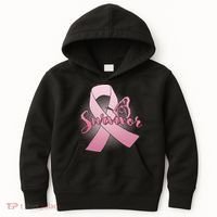 Breast Cancer Survivor Butterfly Kids Hoodie thumb 0