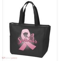 Breast Cancer Survivor Butterfly Tote Bag thumb 3