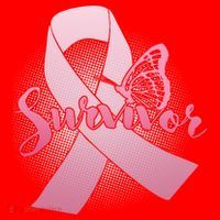 Breast Cancer Survivor Butterfly Santa Hat thumb 1