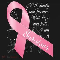 Breast Cancer Survivor Family Friends Hope Faith Sweatshirt thumb 3
