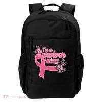 Breast Cancer Survivor Fighter Warrior Butterflies Backpack thumb 0