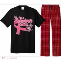 Breast Cancer Survivor Fighter Warrior Butterflies Pajama Set thumb 0