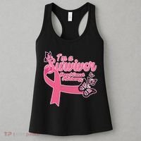 Breast Cancer Survivor Fighter Warrior Butterflies Women's Tank Top thumb 3