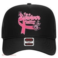 Breast Cancer Survivor Fighter Warrior Butterflies Hat thumb 0