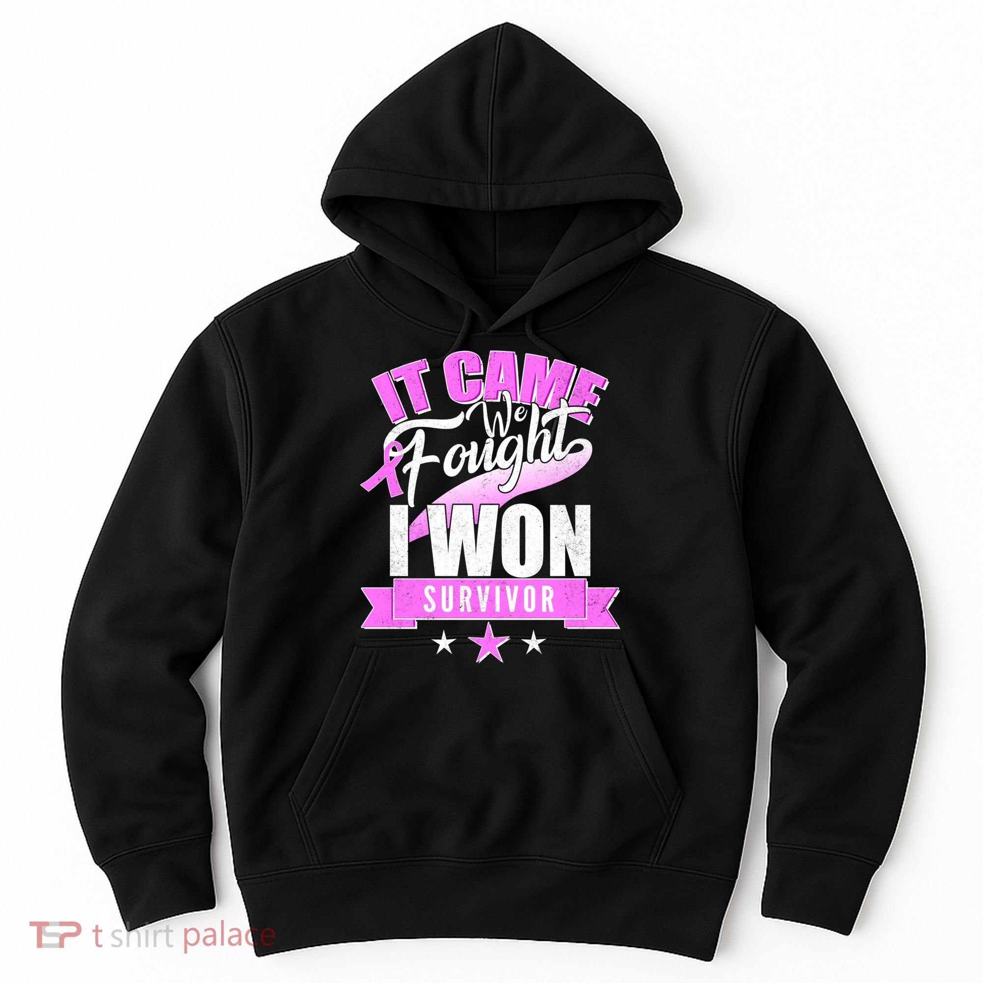 Breast Cancer Survivor It Came We Fought I Won Hoodie