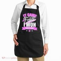 Breast Cancer Survivor It Came We Fought I Won Apron thumb 2