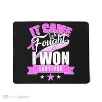 Breast Cancer Survivor It Came We Fought I Won Mousepad thumb 0