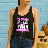 Breast Cancer Survivor It Came We Fought I Won Women's Tank Top thumb 2