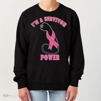 Breast Cancer Survivor Power Women's Sweatshirt thumb 0