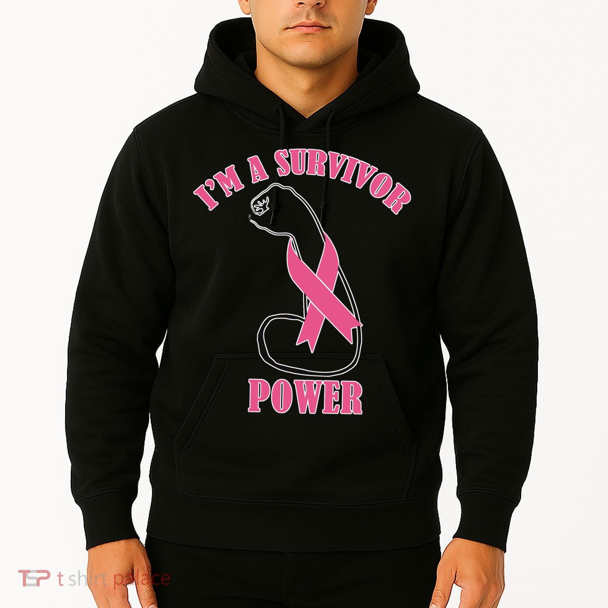 Breast Cancer Survivor Power Hoodie