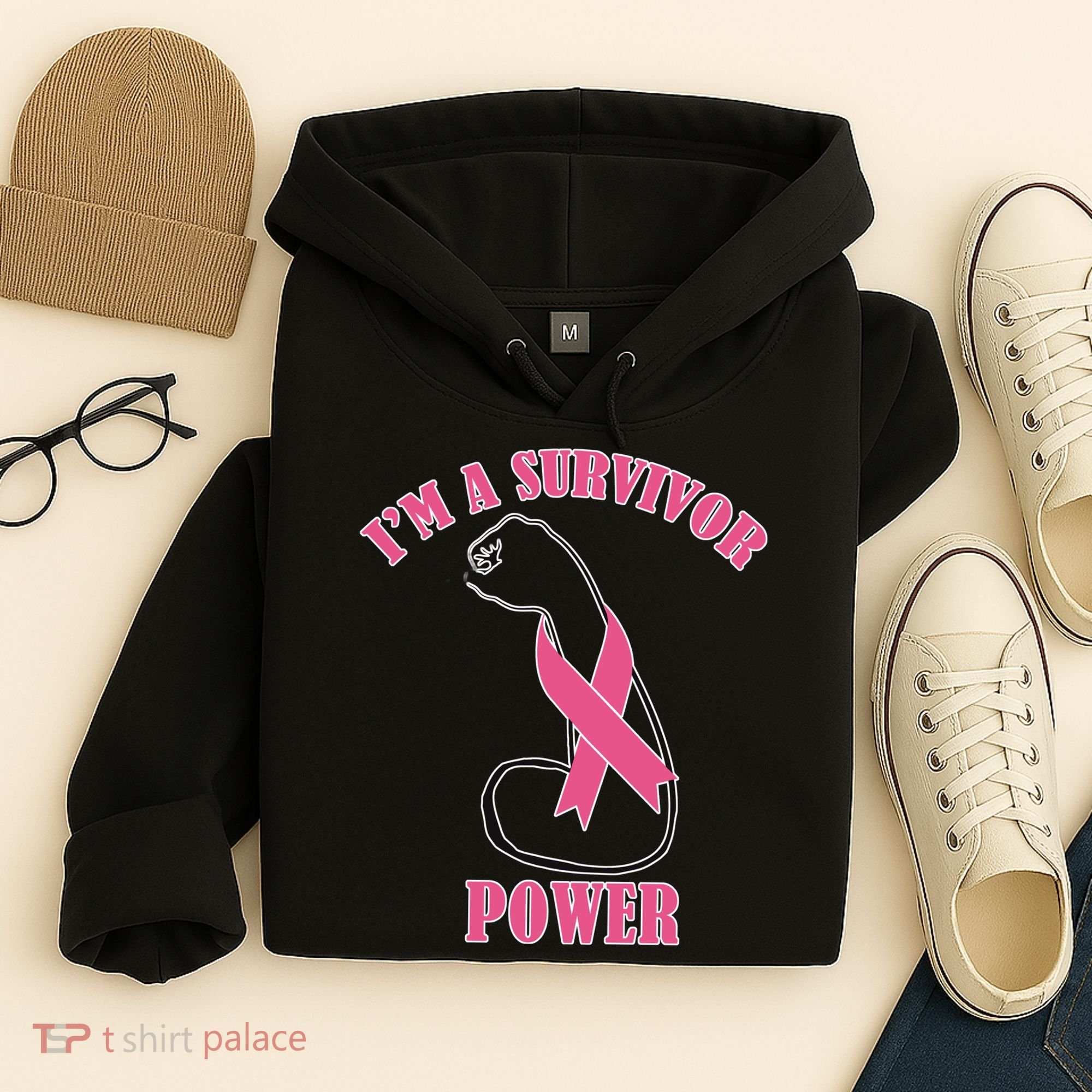 Breast Cancer Survivor Power Hoodie