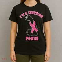 Breast Cancer Survivor Power T-Shirt thumb 4