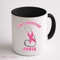 Breast Cancer Survivor Power Coffee Mug thumb 1