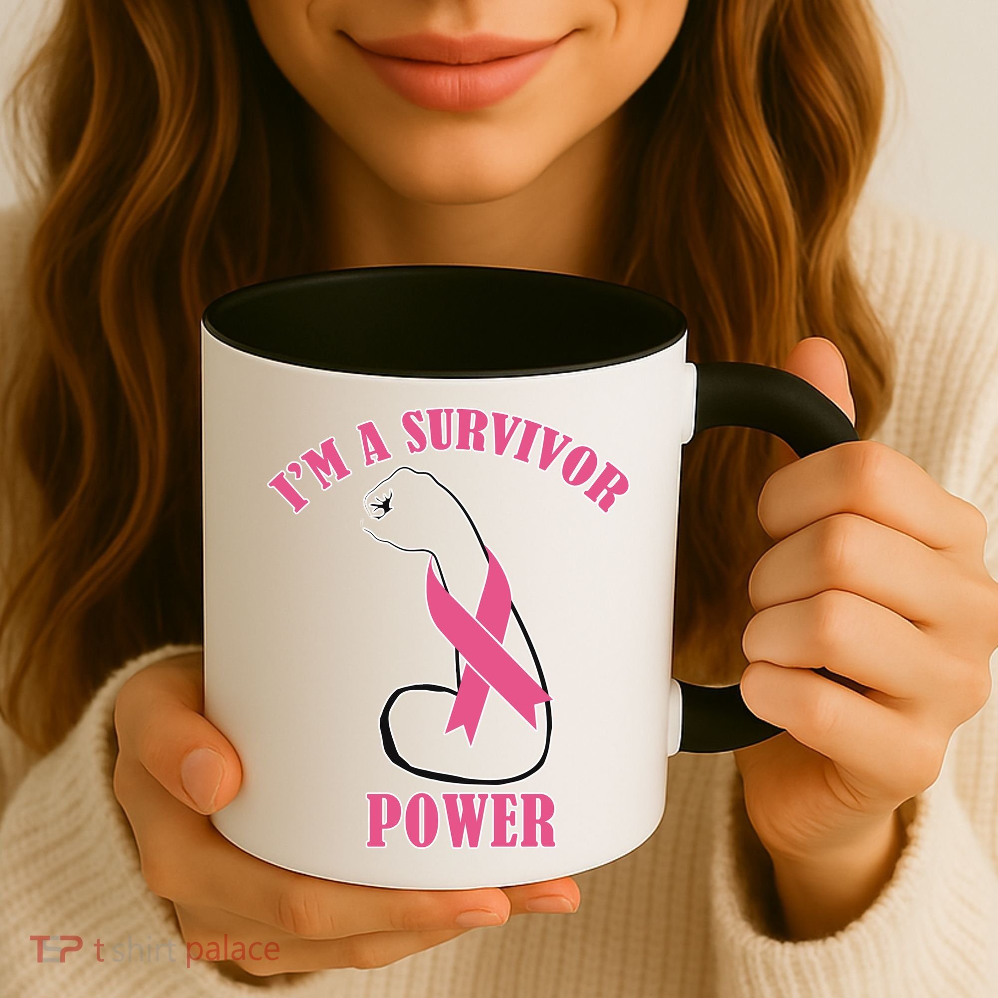 Breast Cancer Survivor Power Coffee Mug