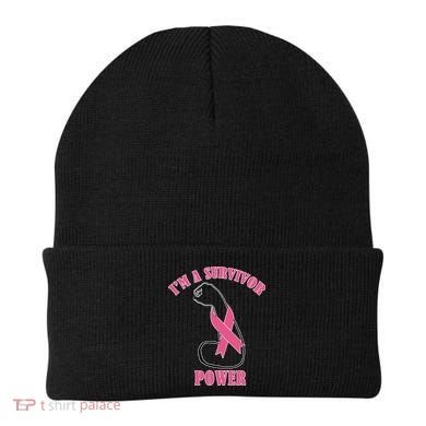 Breast Cancer Survivor Power Beanie