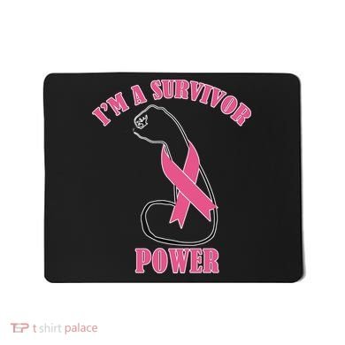 Breast Cancer Survivor Power Mousepad