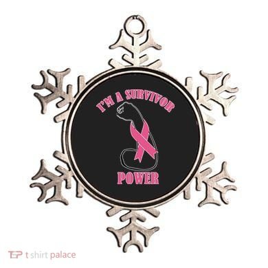 Breast Cancer Survivor Power Ornament