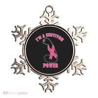 Breast Cancer Survivor Power Ornament thumb 0