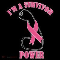 Breast Cancer Survivor Power Ornament thumb 1