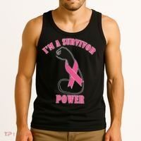 Breast Cancer Survivor Power Tank Top thumb 3