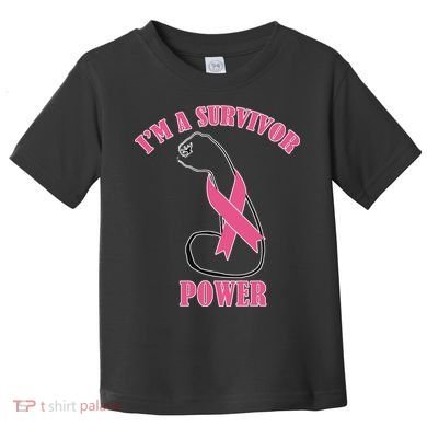 Breast Cancer Survivor Power Toddler T-Shirt