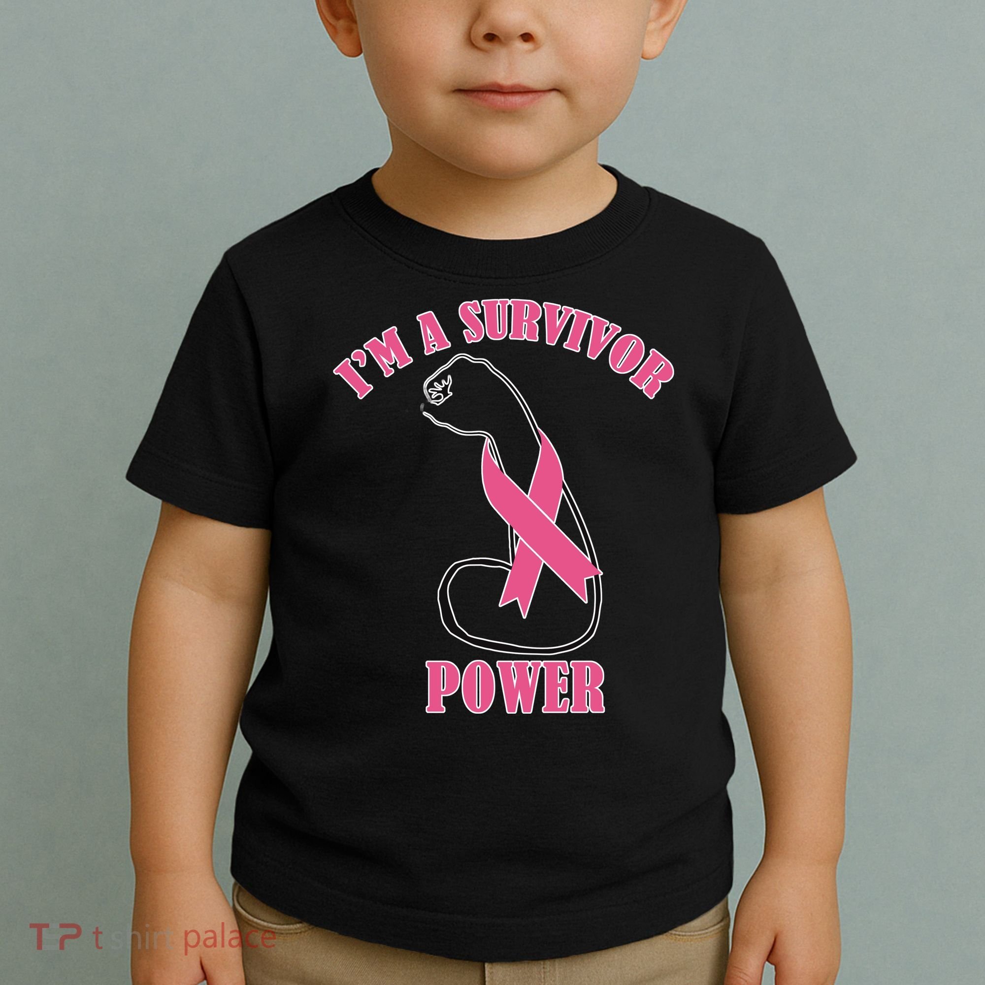 Breast Cancer Survivor Power Toddler T-Shirt