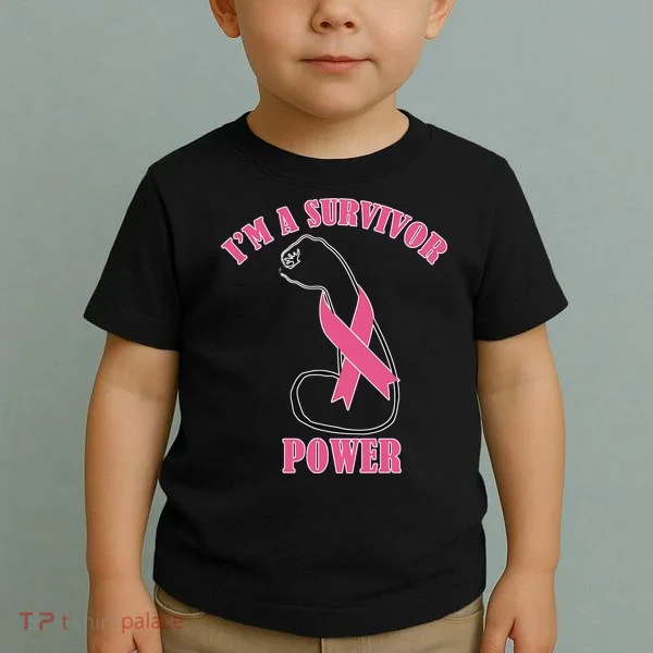 Breast Cancer Survivor Power Toddler T-Shirt