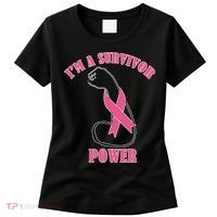 Breast Cancer Survivor Power Women's T-Shirt thumb 0