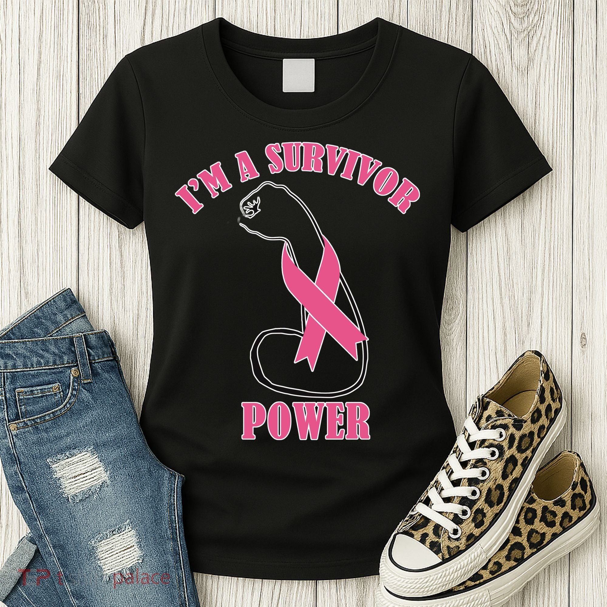 Breast Cancer Survivor Power Women's T-Shirt