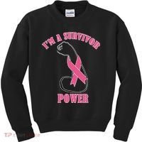 Breast Cancer Survivor Power Kids Sweatshirt thumb 0
