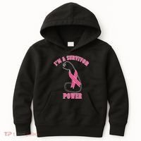 Breast Cancer Survivor Power Kids Hoodie thumb 0