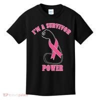 Breast Cancer Survivor Power Kids T-Shirt thumb 0