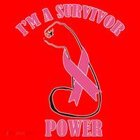 Breast Cancer Survivor Power Santa Hat thumb 1