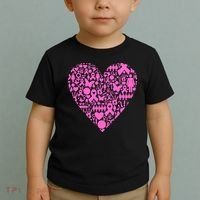 Breast Cancer Unity Heart Mash Up Toddler T-Shirt thumb 2