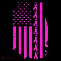 Breast Cancer USA Ribbon Flag Coffee Mug thumb 5