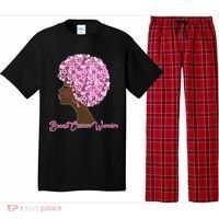 Breast Cancer Warrior Flower Afro Pajama Set thumb 0