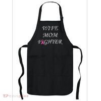 Breast Cancer Wife Mom Fighter Apron thumb 0