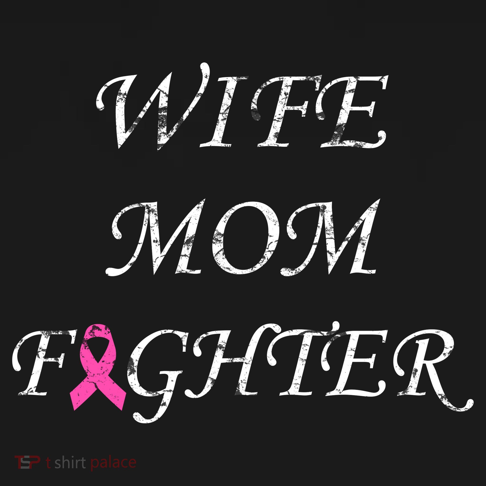 Breast Cancer Wife Mom Fighter Apron