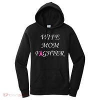 Breast Cancer Wife Mom Fighter Women's Hoodie thumb 0