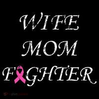 Breast Cancer Wife Mom Fighter Women's Hoodie thumb 2
