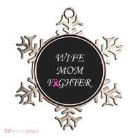 Breast Cancer Wife Mom Fighter Ornament thumb 0