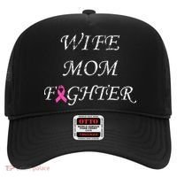 Breast Cancer Wife Mom Fighter Hat thumb 0