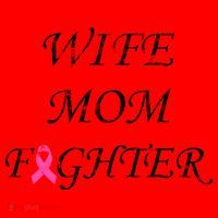 Breast Cancer Wife Mom Fighter Santa Hat thumb 1