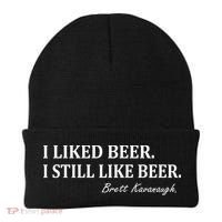 Brett Kavanaugh I Liked Beer I still Drink Beer Beanie thumb 0