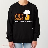 Bretzels And Beer Funny Oktoberfest Women's Sweatshirt thumb 0