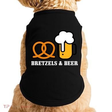 Bretzels And Beer Funny Oktoberfest Doggie Tank