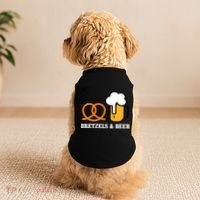 Bretzels And Beer Funny Oktoberfest Doggie Tank thumb 2