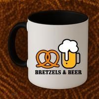 Bretzels And Beer Funny Oktoberfest Coffee Mug thumb 2