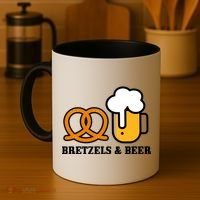 Bretzels And Beer Funny Oktoberfest Coffee Mug thumb 4
