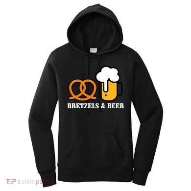 Bretzels And Beer Funny Oktoberfest Women's Hoodie